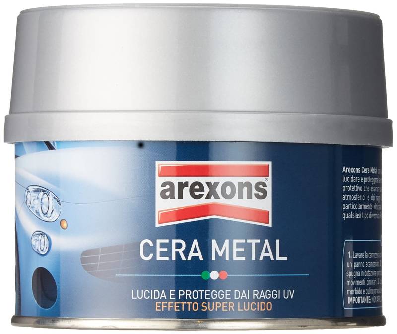 Arexons 0190160 Pack Mirage Wax Metal, White Cream, 250 ml von Arexons