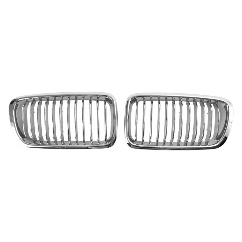 Areyourshop 2PCS Chrome Front Kidney Grill Grille Fit für BMW 7 Series E38 19942001 von Areyourshop