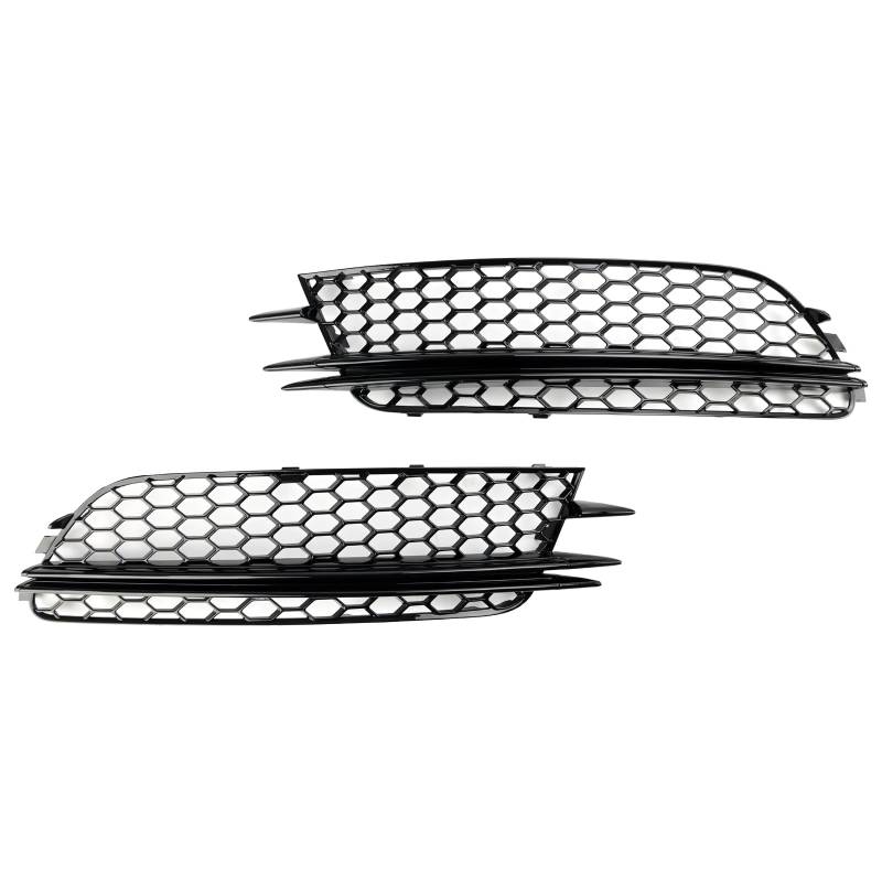 Areyourshop 2PCS Front Fog Light Cover Bezel Bumper Grille Fit für Audi A6 4G C7 20122015 von Areyourshop