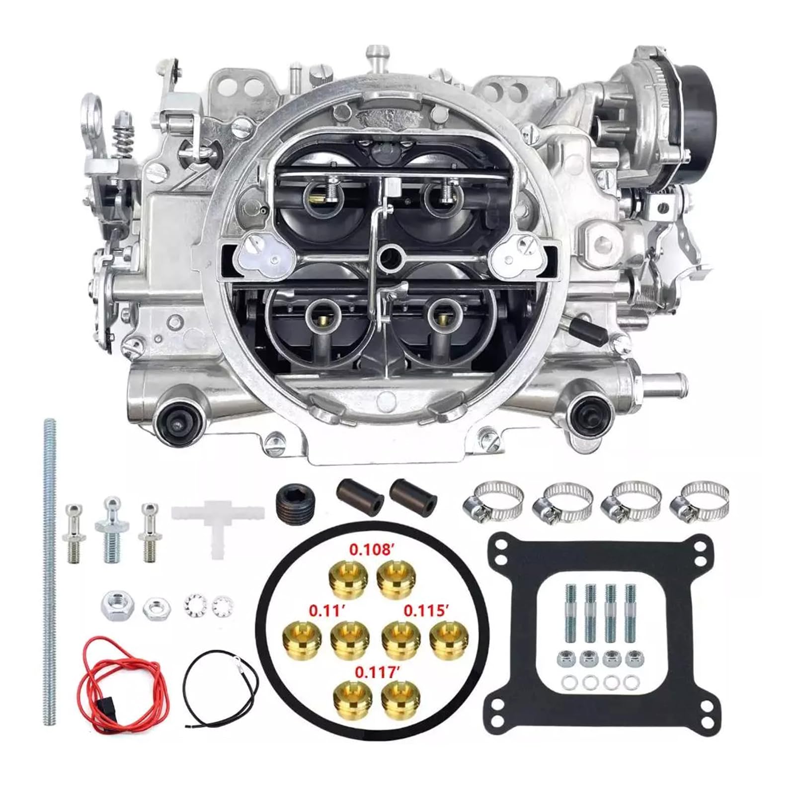 Areyourshop 4 Barrel Vergaser 1411 Performer 750 CFM mit elektrischem Choke, Square Bore, Hochwertiger Aftermarket Vergaser für GM, für Chrysler, für Ford Areyourshop 4 Barrel Vergaser 1411 Performer 750 CFM mit elektrischem Choke, Square Bore, Hochwertiger Aftermarket Vergaser für GM, für Chrysler, für Ford von Areyourshop