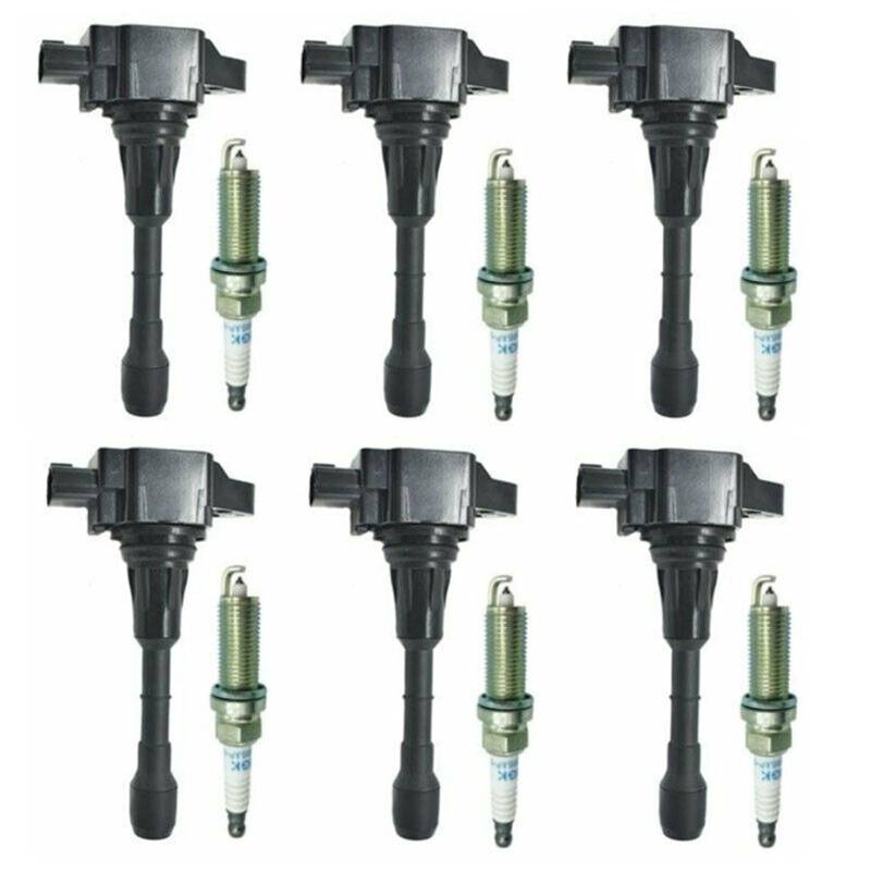 Areyourshop 6 Ignition coil+6 Spark Plug UF550 Fit for Infiniti G25 Fit for Nissan Maxima 3.5 V6 09-19 von Areyourshop
