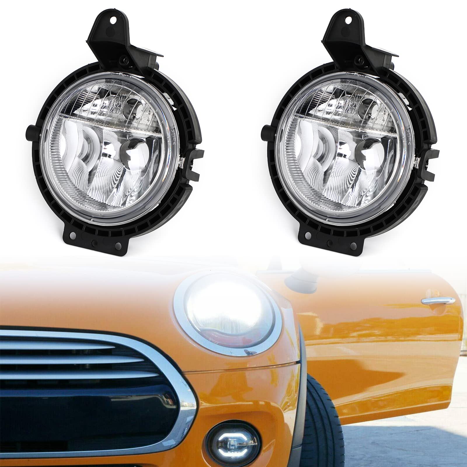 Areyourshop Auto Nebelscheinwerfer links+rechts Nebelscheinwerfer für Mini R55 R56 R57 R58 Cooper 2007-2015 von Areyourshop