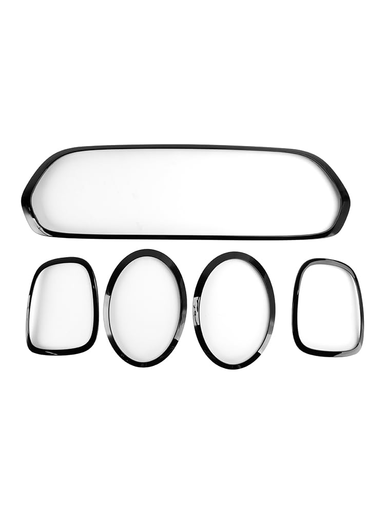 Areyourshop Black Grill + Headlight + Taillight Trim Fit for Mini Cooper F55 F56 F57 201421 von Areyourshop