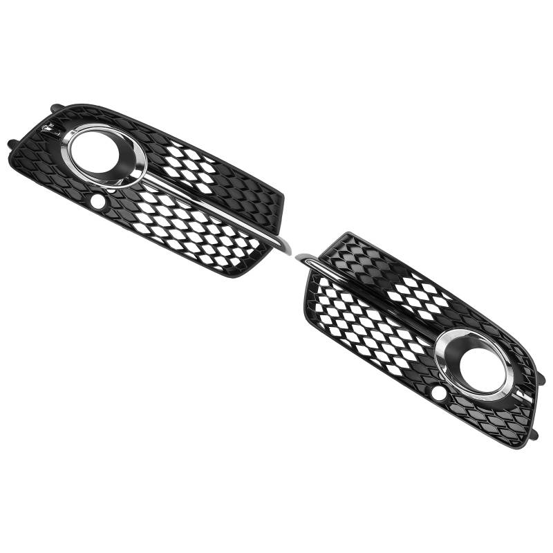 Areyourshop Front Bumper Fog Light Grille Fit für Audi Q5 SLine SQ5 20132017 Black Chrome von Areyourshop