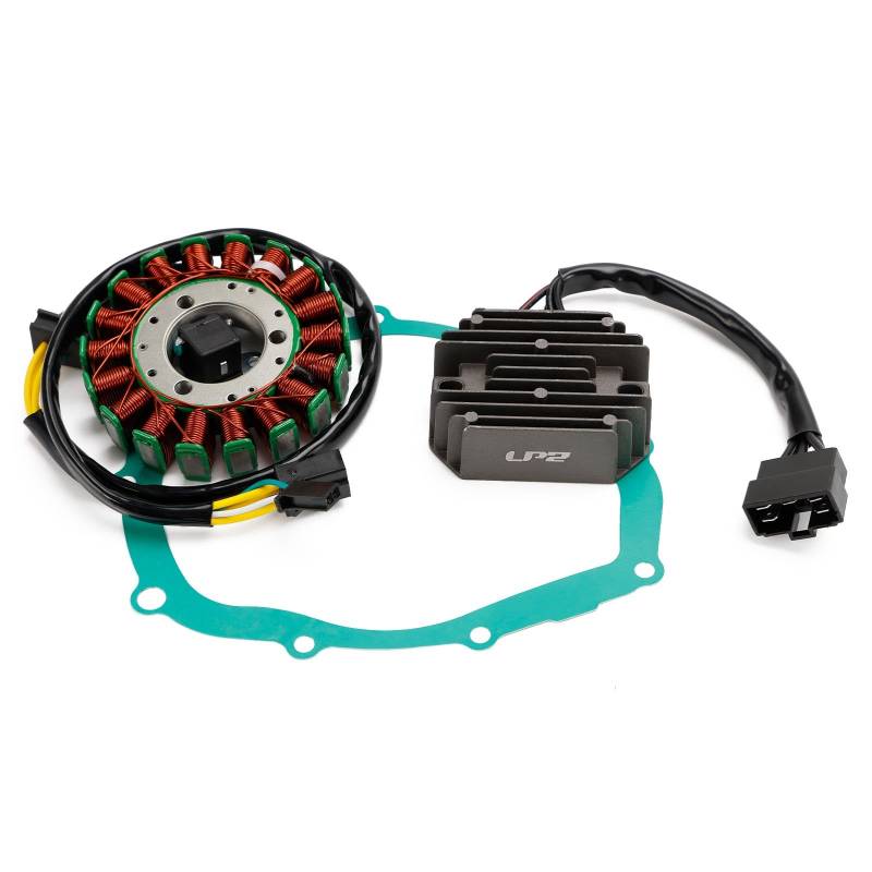 Areyourshop Magneto Stator + Voltage Rectifier + Gasket Fit für Suzuki SV650 SV650S 99-02 01 00 von Areyourshop