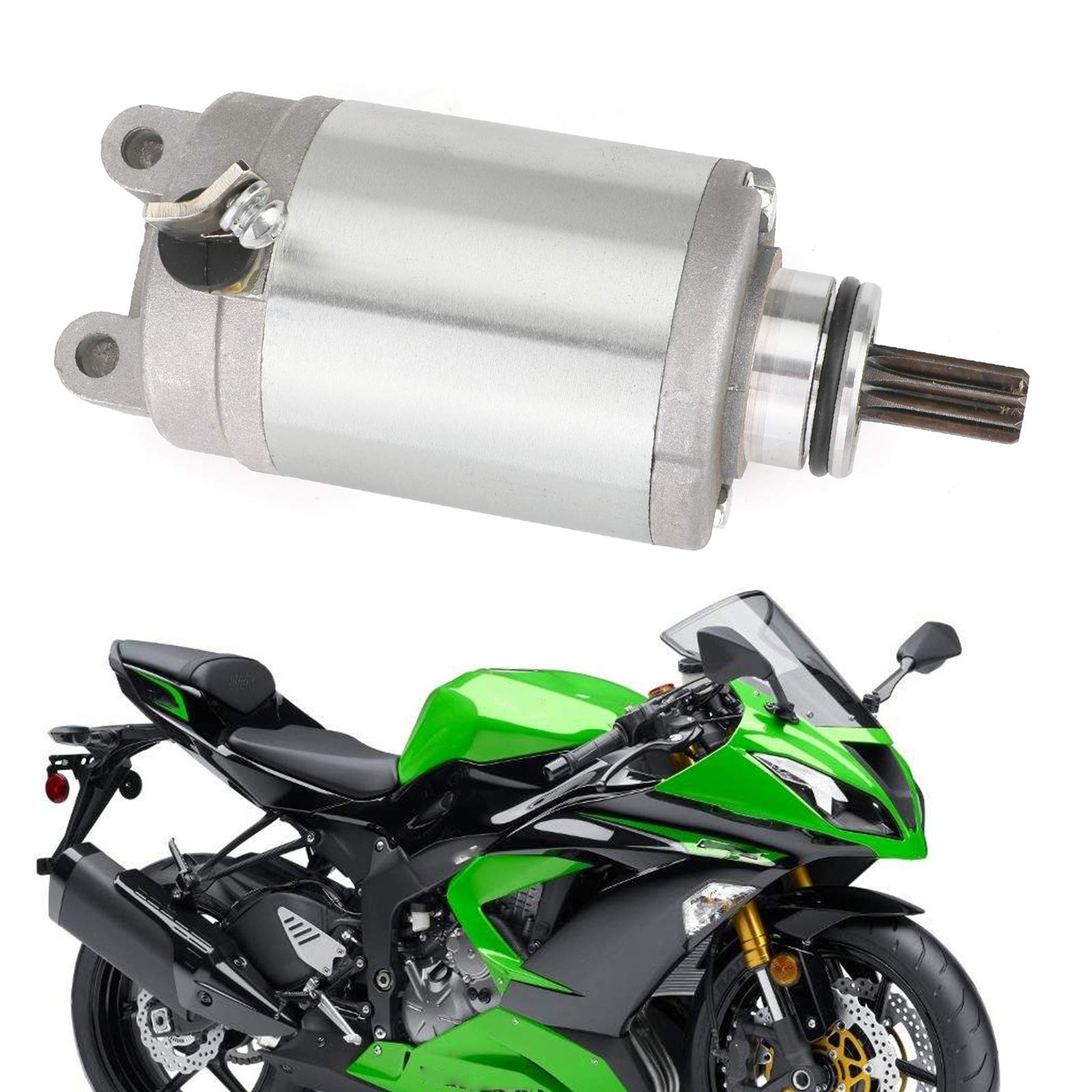 Areyourshop Neuer Anlasser Motor Anlasser 9-Spline 21163-0734 für Kawasaki Ninja ZX-6R ZX600 P/R/E ZX636 F/E 2007-2017 Areyourshop Neuer Anlasser Motor Anlasser 9-Spline 21163-0734 für Kawasaki Ninja ZX-6R ZX600 P/R/E ZX636 F/E 2007-2017 von Areyourshop