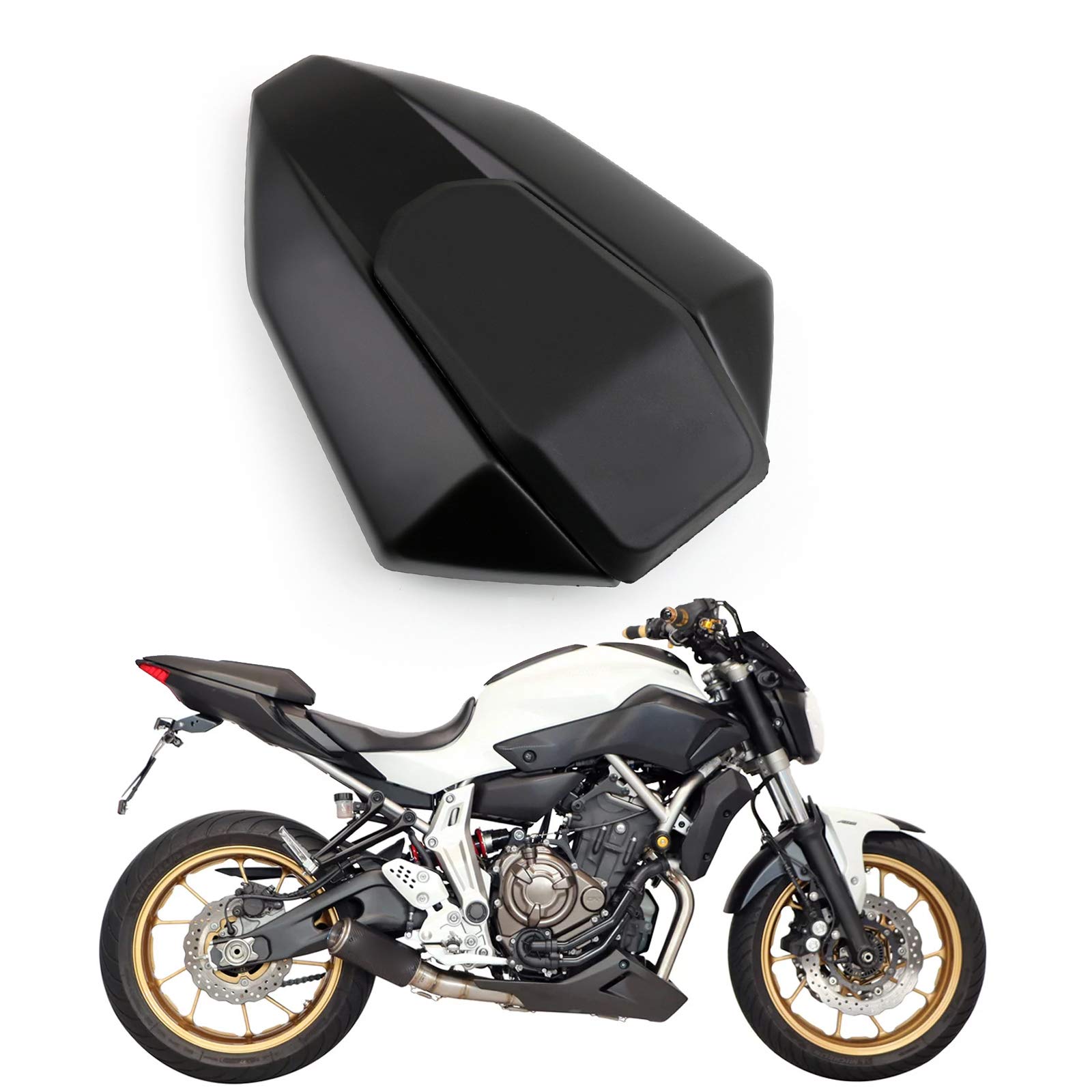 Areyourshop Pillion Rear für Seat Solo Cowl Fairing Cover Fit 13-17 für Yamaha MT-07 FZ-07 FZ07 Blac von Areyourshop