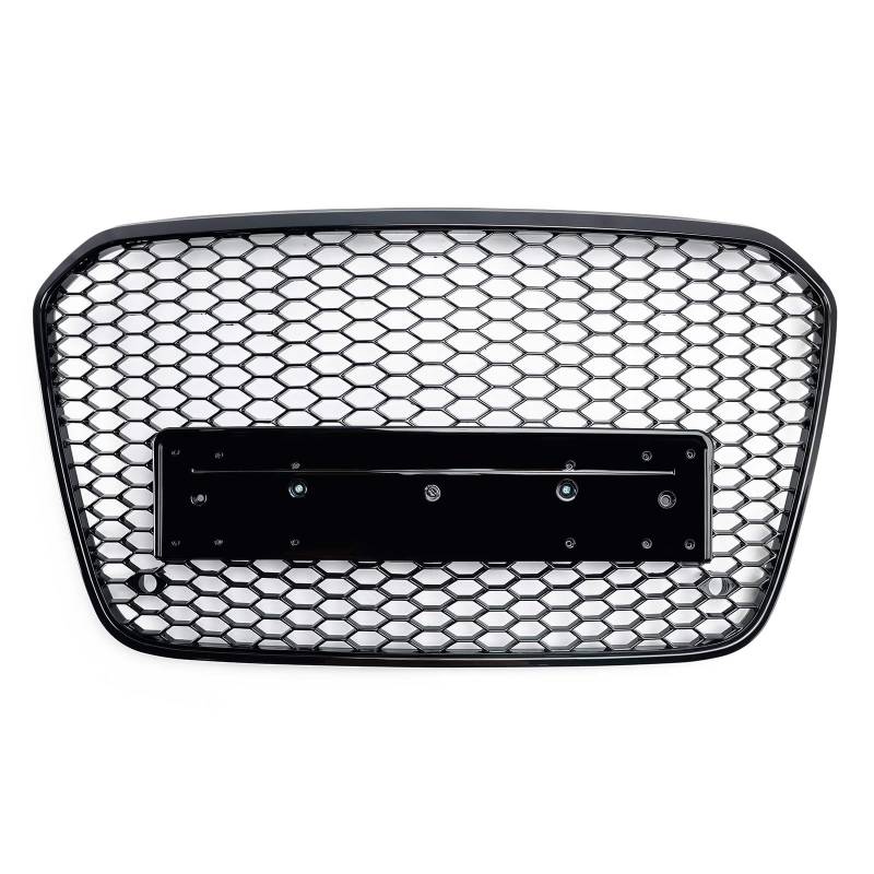 Areyourshop RS6 Style Honeycomb Front Bumper Grille Grill Fit für Audi A6 C7 S6 2012-2015 von Areyourshop