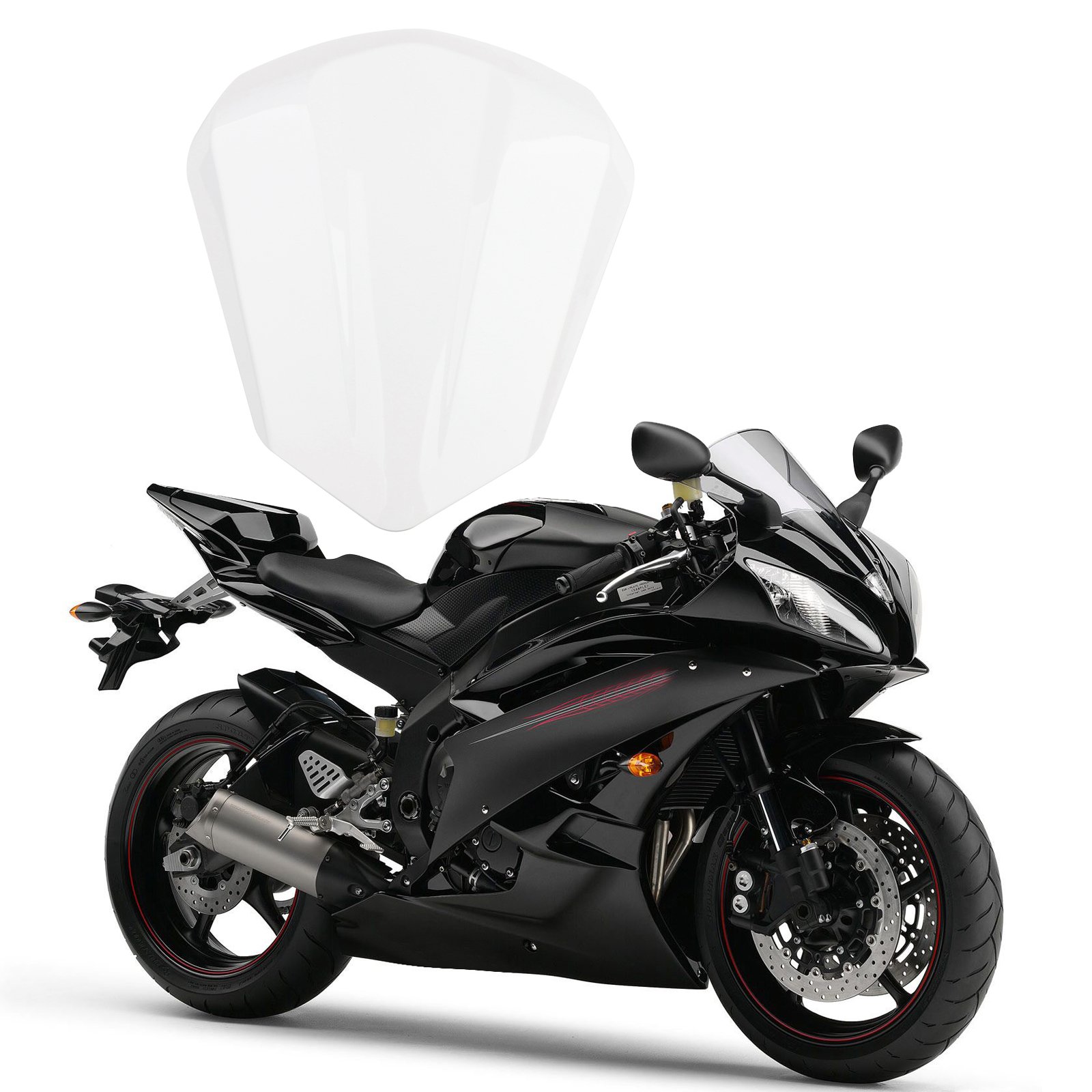 Areyourshop Rear für Seat Cover Cowl für Yamaha R6 2006-2007 Fairing White von Areyourshop