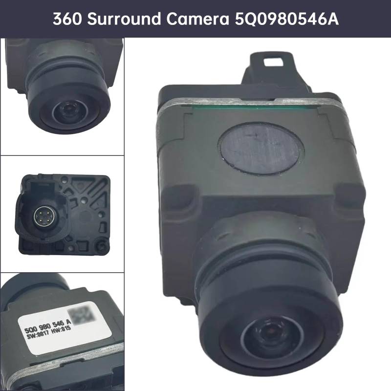 Areyourshop Rückfahrkamera 360°Parkkamera für Audi A4 A5 Q5 Q7 S4 S5 SQ5 für Porsche Cayenne Macan Panamera für Volkswagen Atlas Tiguan 2015-2023, Front, 2.0L-4.8L 5Q0980546A von Areyourshop