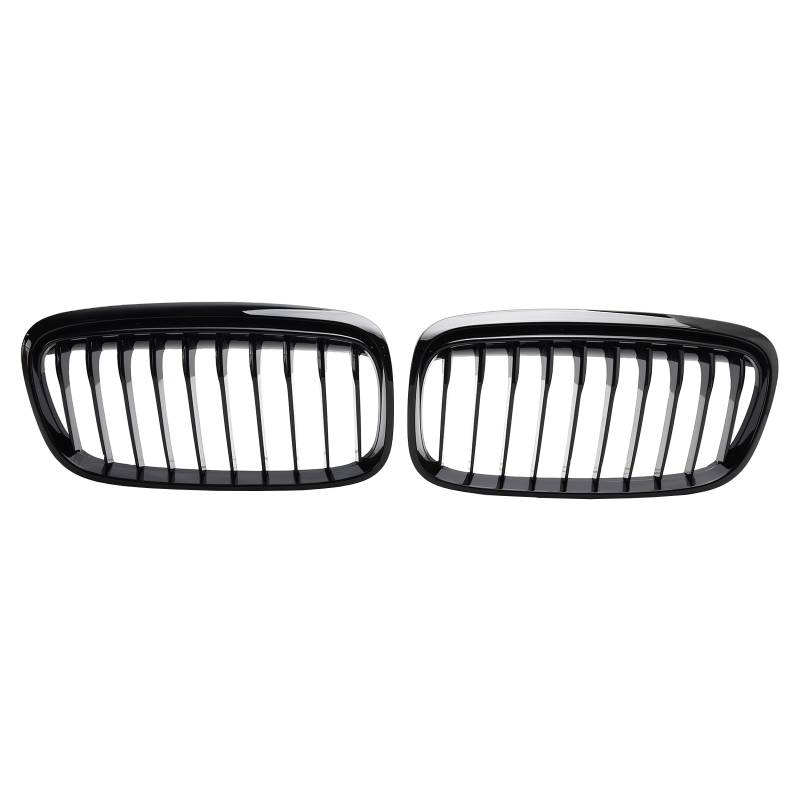 Areyourshop Schwarz Glanz Kühlergrill Nieren Doppelsteg Grill Fit für BMW 2Er F45 F46 201518 von Areyourshop