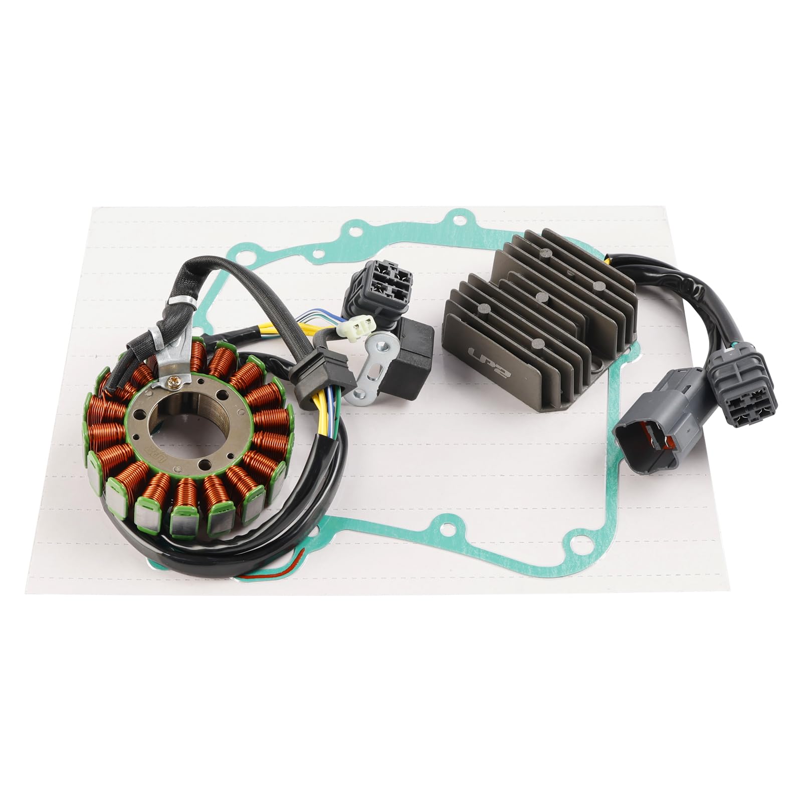 Areyourshop Stator Regulator Rectifier Gasket Fit für Kymco MAXXER250 KXR250 MXU250 Mongoose 250 Areyourshop Stator Regulator Rectifier Gasket Fit für Kymco MAXXER250 KXR250 MXU250 Mongoose 250 von Areyourshop