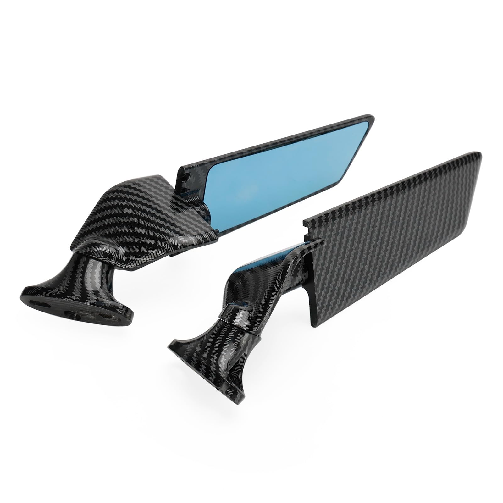 Areyourshop Wing Fin Rearview Mirrors für Honda CBR600F 2011-2014 CBR650R 2019-2023 von Areyourshop