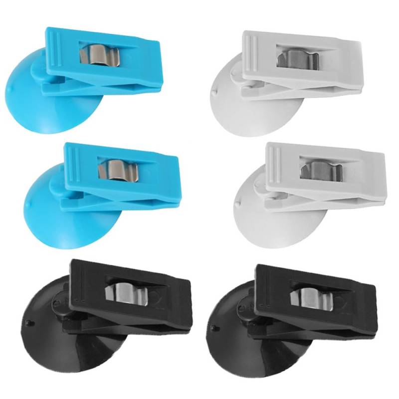 Armastuse 6 Stück Auto-Saugnapf-Clip, Saugnapf Klammer Parkscheinhalter, Auto Ticket Halter Saugnapf Klammer, Wiederverwendbare Klammer Mit Saugnapf Für Autofenster von Armastuse