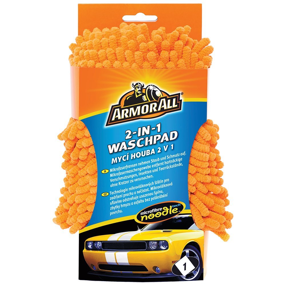 ARMOR ALL 2in1 Mikrofaser-Waschpad GAA40058GC, weich, sanft, nicht kratzend + fusselfrei von Armor All