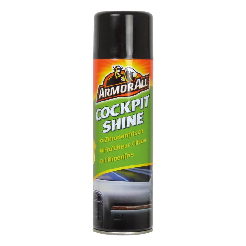 ARMOR ALL 85500L Cockpit-Shine Zitronenfrisch 500 ml GAA85500GB, antistatische Innenreinigung von Armor All