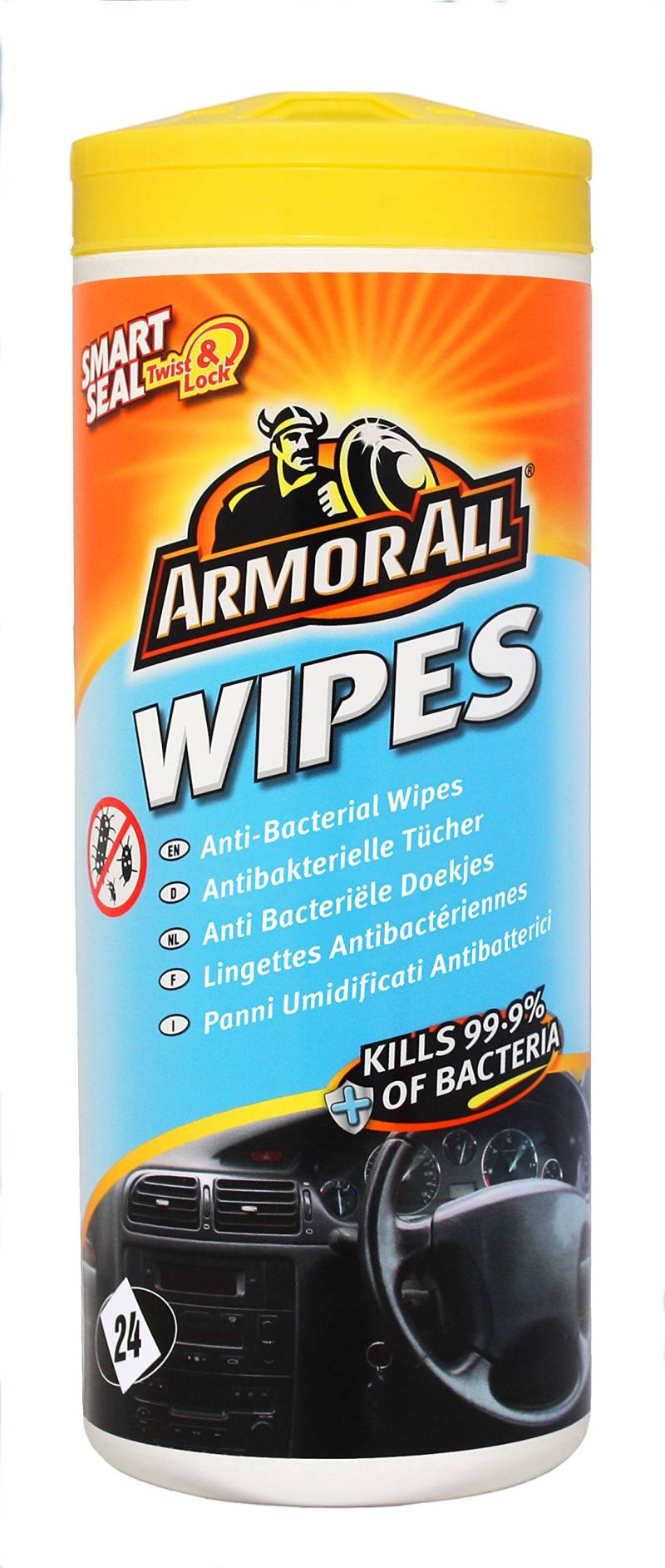 ARMOR ALL gaa78024ml5 a antibakteriell wipes-24ct von Armor All