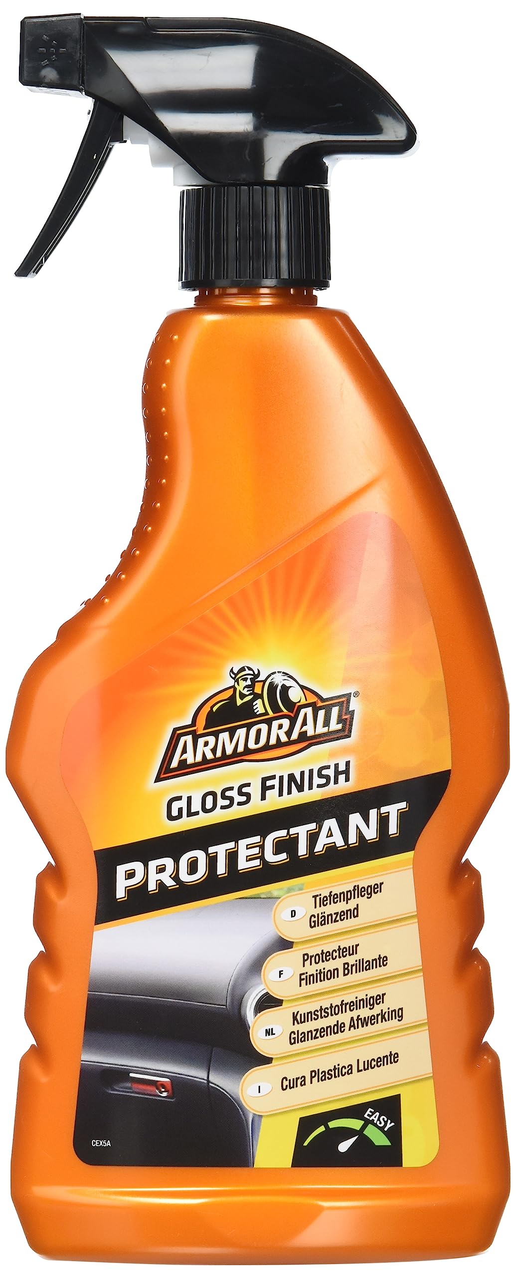 Armor All 10500L Kunststoff-Tiefenpfleger glänzend 500 ml für Vinyl, Gummi, behandeltes Leder, versiegeltes Holz u.v.m. Armor All 10500L Kunststoff-Tiefenpfleger glänzend 500 ml für Vinyl, Gummi, behandeltes Leder, versiegeltes Holz u.v.m. von Armor All