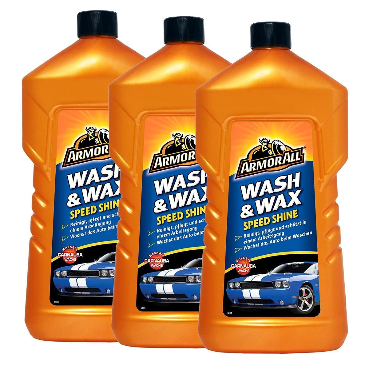 Armor All 3X 24001L WASH and Wax Speed Shine WASCHEN UND WACHS 1 Liter Armor All 3X 24001L WASH and Wax Speed Shine WASCHEN UND WACHS 1 Liter von Armor All