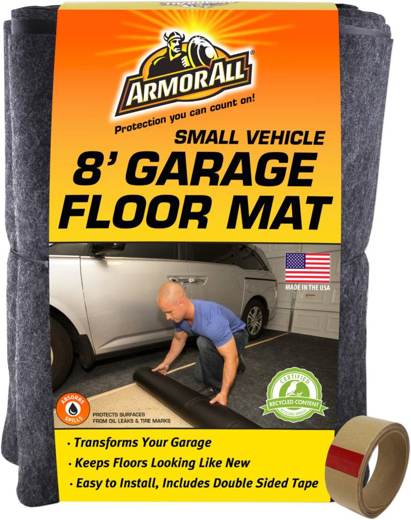 Armor All AASMVC88100 Fußmatte, für kleine Fahrzeuggaragen, 244 x 200 cm, Anthrazit von Armor All
