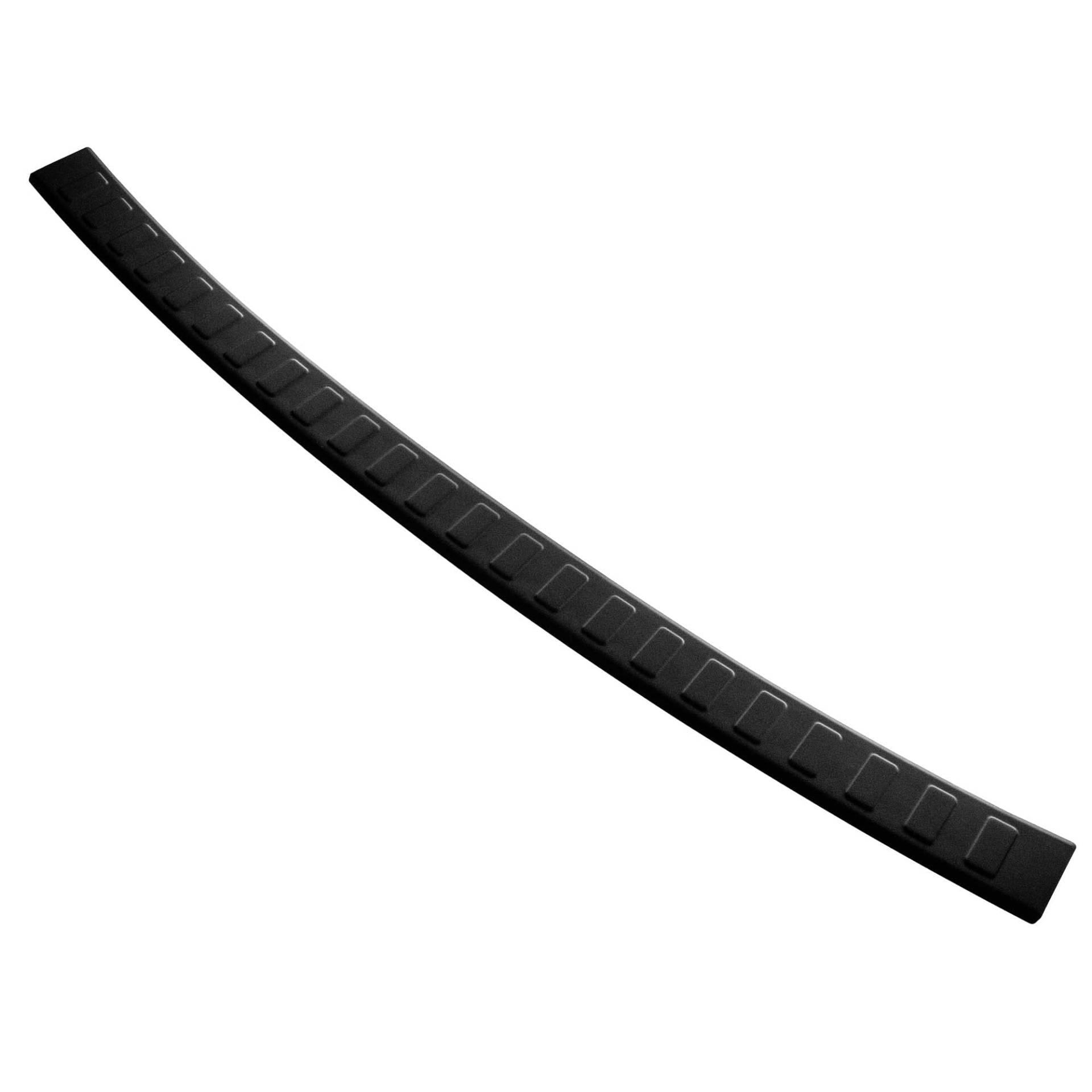 Aroba AR1239-PB Edelstahl Schwarz Pulverbeschichtet Ladekantenschutz kompatibel mit Seat Tarraco ab BJ. 1.2019> passgenau Abkantung Farbe Schwarz von AROBA