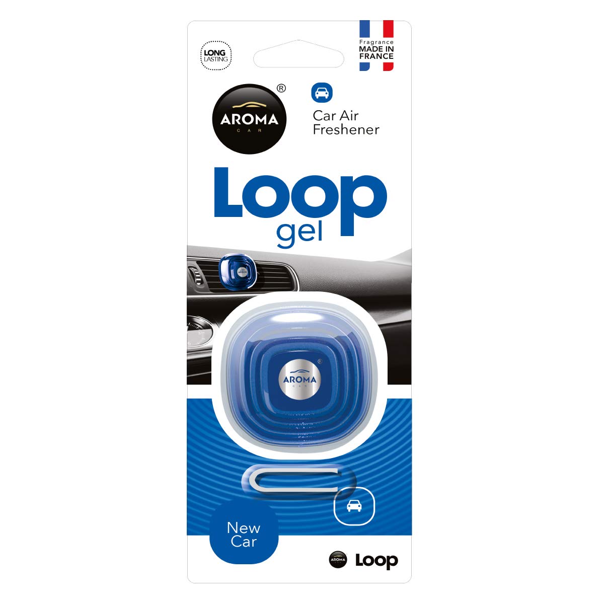 Aroma Car Lufterfrischer Gel New Car Auto-Lufterfrischer Gel Blau Aroma Car Lufterfrischer Gel New Car Auto-Lufterfrischer Gel Blau von Aroma Car