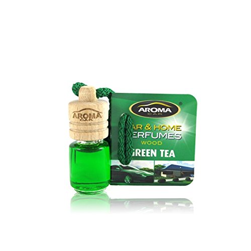 Lufterfrischer, Duft Mini Flasche Holz Duft Tee grün hergestellt von Aroma Car
