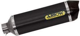 ARROW RACE-TECH CARBY SILENCER WITH CARBY END CAP HONDA CB 500F'19/CBR 500R '19/20 HOMOL. CARBON RACE TECH SILENCER WITH CARBON END CAP FOR ARROW LINK PIPE von ARROW