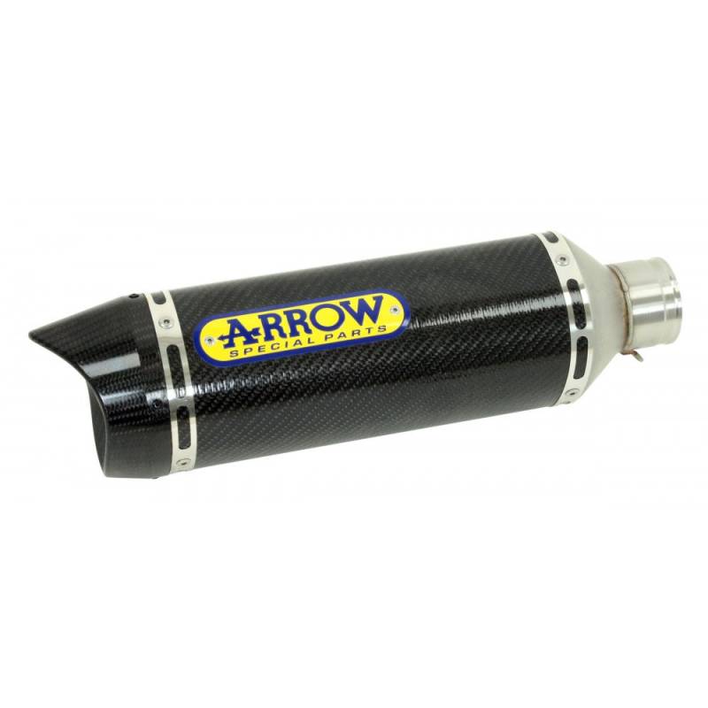 ARROW STREET THUNDER ALUMINIUM DARK" SILENCER" YAMAHA WR 125 X '09-10 ALUMINIUM BLACK HOMOLOGATED SILENCER von Arrow