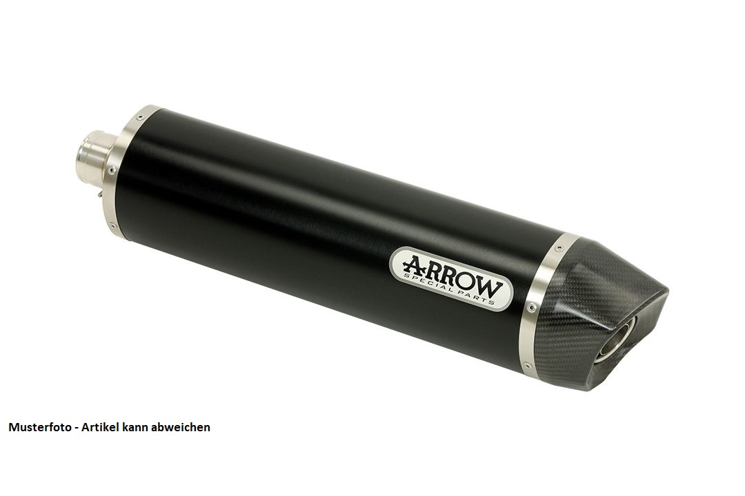 Sport Auspuff Arrow Maxi Race-Tech BLACK Suzuki DL 1050 V-Strom Bj. 2020-2024 EURO-4/EURO-5 +ABE von Arrow
