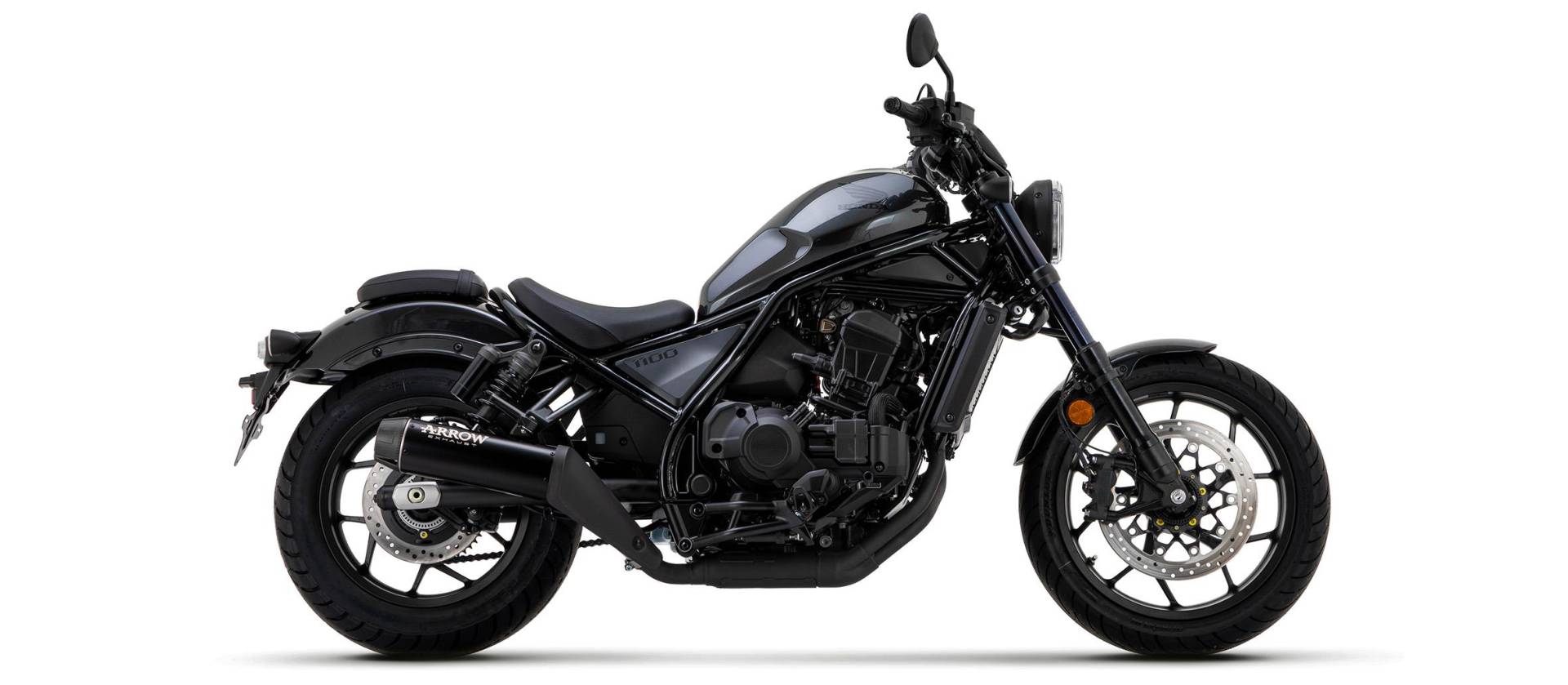 Sport Auspuff Arrow Rebel Dark Carbonkappe Honda CMX 1100 Rebel Bj.2021-2024 SC83 eintragungsfrei Sport Auspuff Arrow Rebel Dark Carbonkappe Honda CMX 1100 Rebel Bj.2021-2024 SC83 eintragungsfrei von Arrow