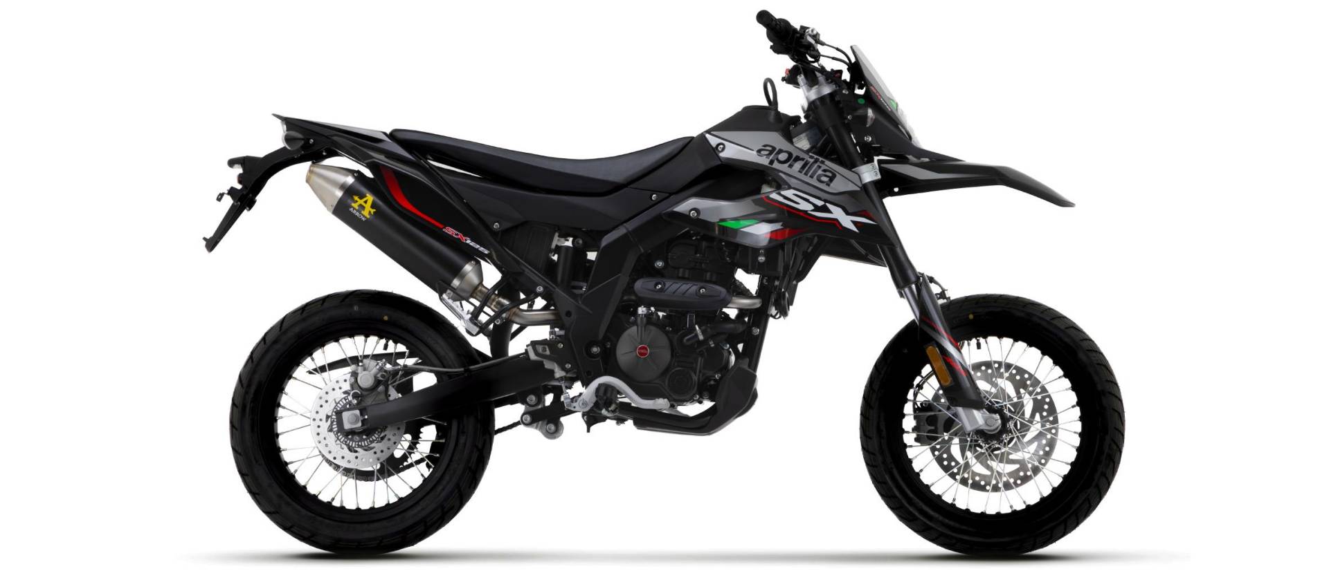 Sport Auspuff Arrow Thunder Alu BLACK Aprilia RX / SX 125 Bj. 2021-2024 EURO-5 eintragungsfrei / ABE Sport Auspuff Arrow Thunder Alu BLACK Aprilia RX / SX 125 Bj. 2021-2024 EURO-5 eintragungsfrei / ABE von Arrow