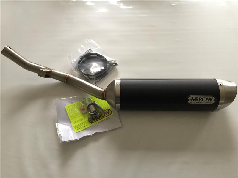 Sport Auspuff Arrow Thunder Aluminium BLACK Yamaha WR 125 R/X Typ:DE07 Bj. 2009-2016 +ABE Sport Auspuff Arrow Thunder Aluminium BLACK Yamaha WR 125 R/X Typ:DE07 Bj. 2009-2016 +ABE von Arrow