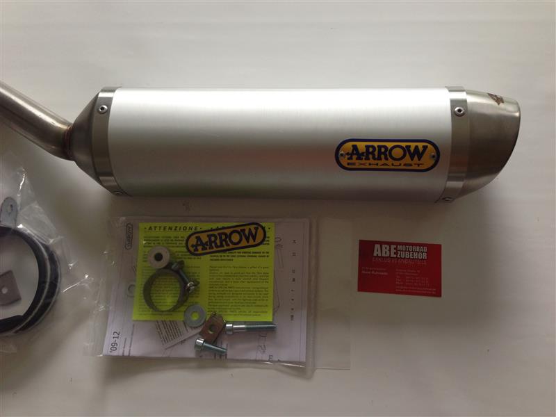 Sport Auspuff Arrow Thunder Aluminium Yamaha WR 125 R / X Typ: DE07 Bj. 2009-2016 +ABE Sport Auspuff Arrow Thunder Aluminium Yamaha WR 125 R / X Typ: DE07 Bj. 2009-2016 +ABE von Arrow