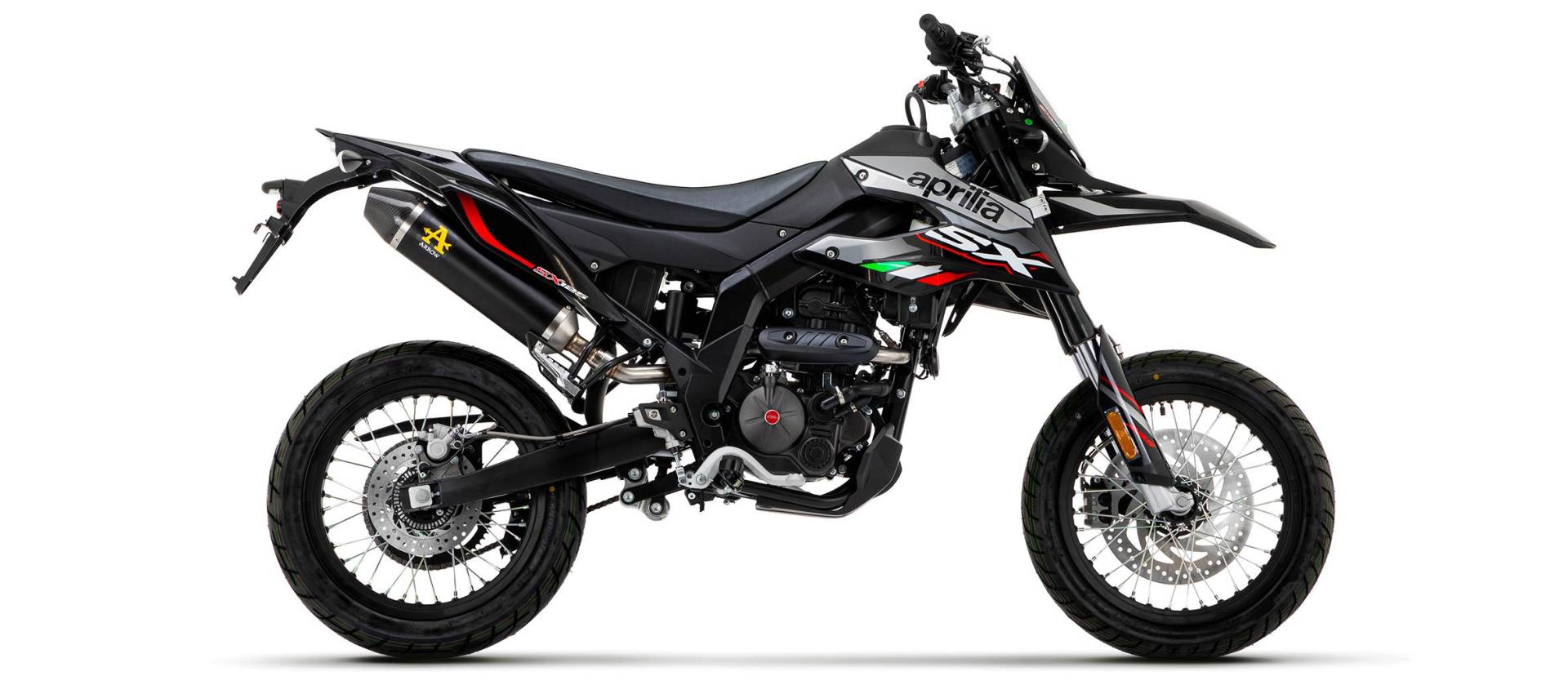 Sport Auspuff Arrow Thunder BLACK Aprilia RX / SX 125 Bj. 2021-2024 EURO-5 eintragungsfrei / ABE Sport Auspuff Arrow Thunder BLACK Aprilia RX / SX 125 Bj. 2021-2024 EURO-5 eintragungsfrei / ABE von Arrow