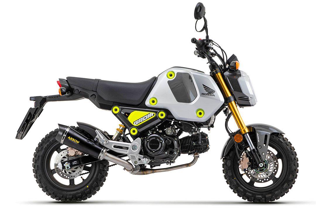 Sport Auspuff Arrow X-KONE BLACK Honda MSX 125 Grom Bj.2021-2022 Typ:JC92 EURO5 eintragungsfrei/ABE Sport Auspuff Arrow X-KONE BLACK Honda MSX 125 Grom Bj.2021-2022 Typ:JC92 EURO5 eintragungsfrei/ABE von Arrow