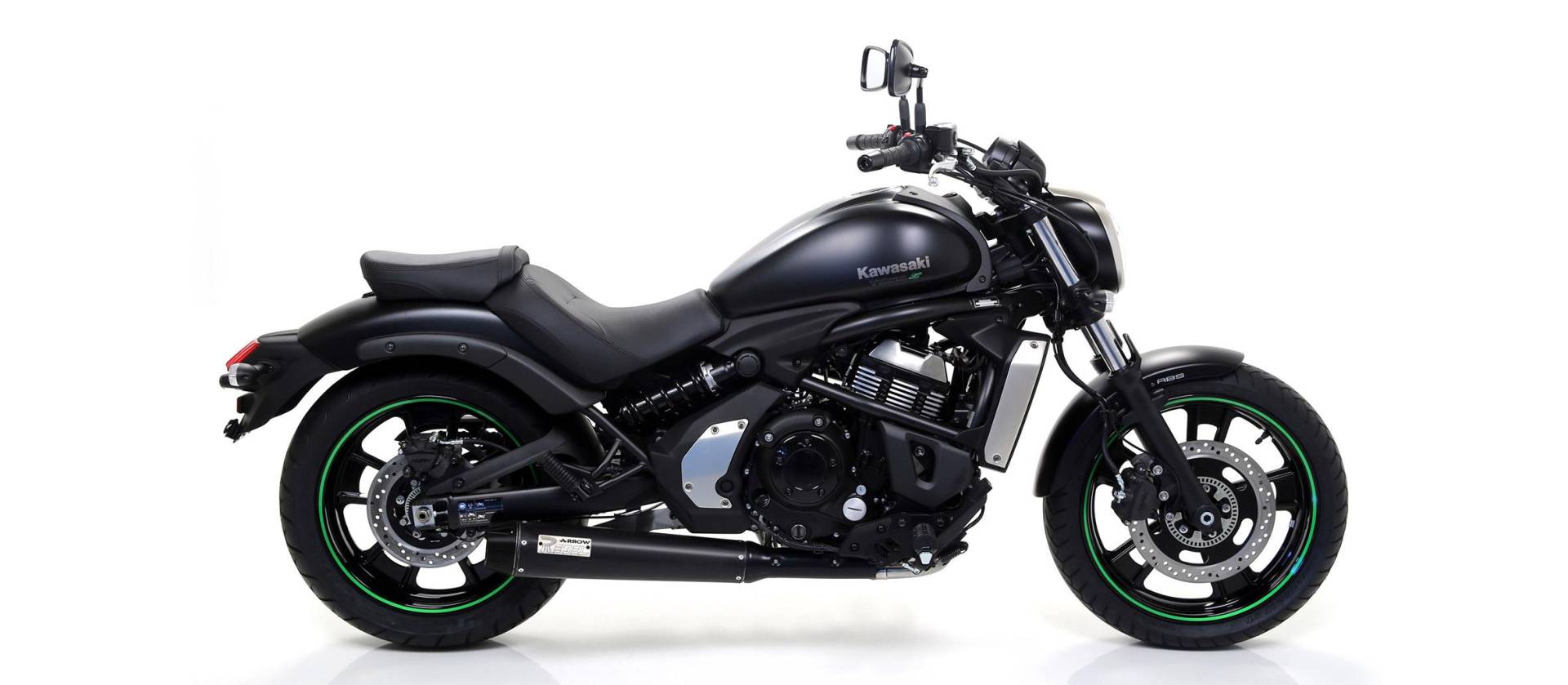 Sport Auspuff Komplettanlage Arrow Rebel Dark Kawasaki Vulcan S 650 Bj.2017-2020 EURO-4 + Kat / +ABE Sport Auspuff Komplettanlage Arrow Rebel Dark Kawasaki Vulcan S 650 Bj.2017-2020 EURO-4 + Kat / +ABE von Arrow