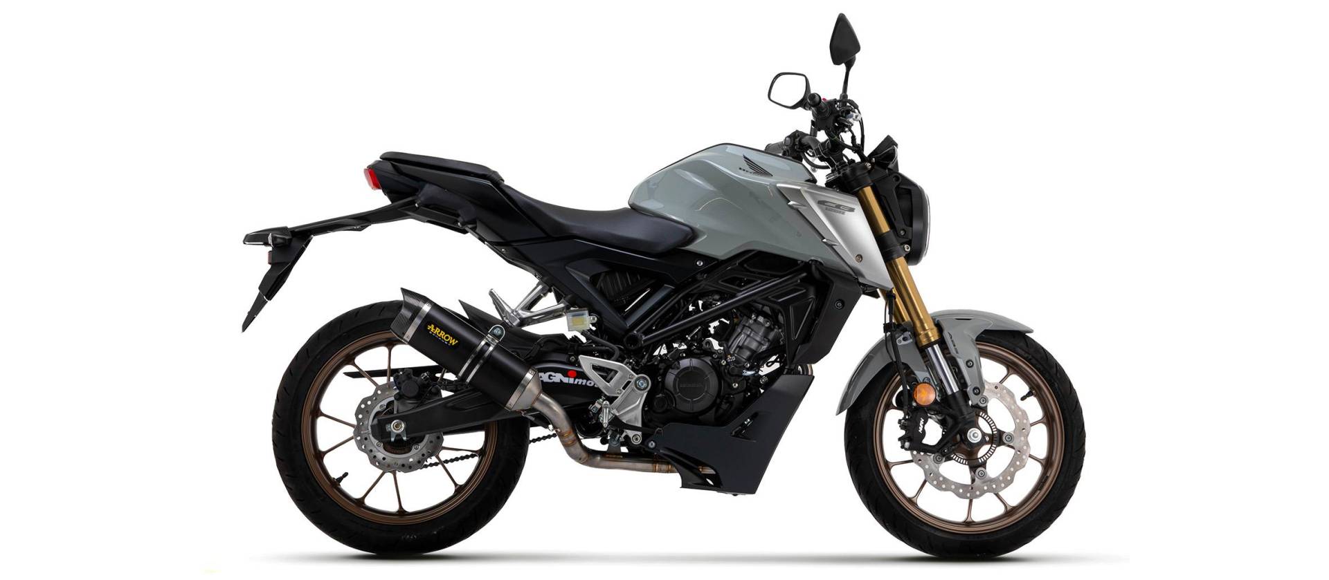 Sport Auspuff Komplettanlage Arrow Thunder BLACK Honda CB 125 R Bj.2021-2024 JC91 EURO-5 / ABE Sport Auspuff Komplettanlage Arrow Thunder BLACK Honda CB 125 R Bj.2021-2024 JC91 EURO-5 / ABE von Arrow