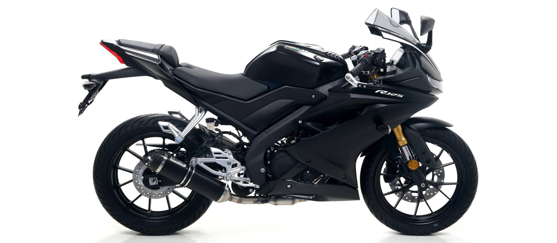 Sport Auspuff Komplettanlage Arrow Thunder BLACK Yamaha YZF-R 125 Bj 2021-2022 EURO-5 +Kat / +ABE Sport Auspuff Komplettanlage Arrow Thunder BLACK Yamaha YZF-R 125 Bj 2021-2022 EURO-5 +Kat / +ABE von Arrow