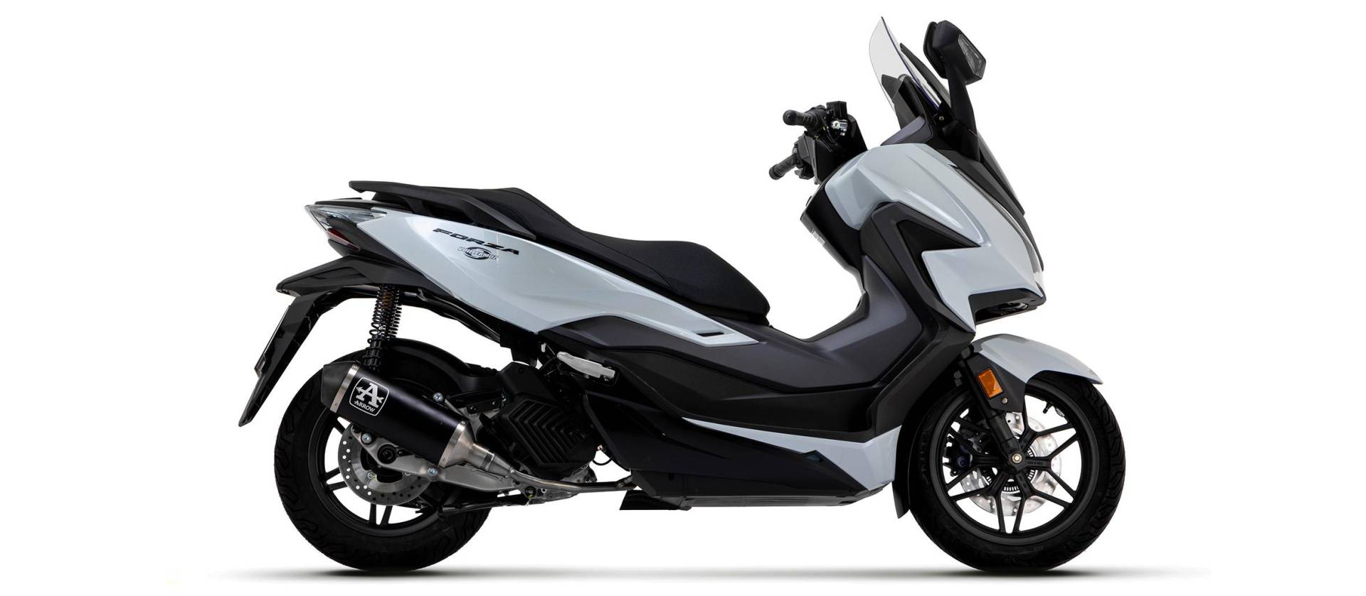 Sport Auspuff Komplettanlage Arrow URBAN Alu BLACK Honda NSS 125 Forza Bj.2021-2024 EURO5/e-geprüft Sport Auspuff Komplettanlage Arrow URBAN Alu BLACK Honda NSS 125 Forza Bj.2021-2024 EURO5/e-geprüft von Arrow