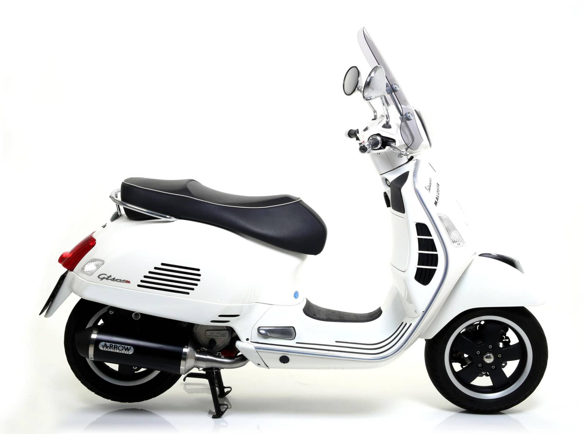 Sport Auspuff Komplettanlage Arrow "URBAN" Alu BLACK Vespa GTS 125/300 Bj. 2008-2016 +Kat/e-geprüft Sport Auspuff Komplettanlage Arrow "URBAN" Alu BLACK Vespa GTS 125/300 Bj. 2008-2016 +Kat/e-geprüft von Arrow