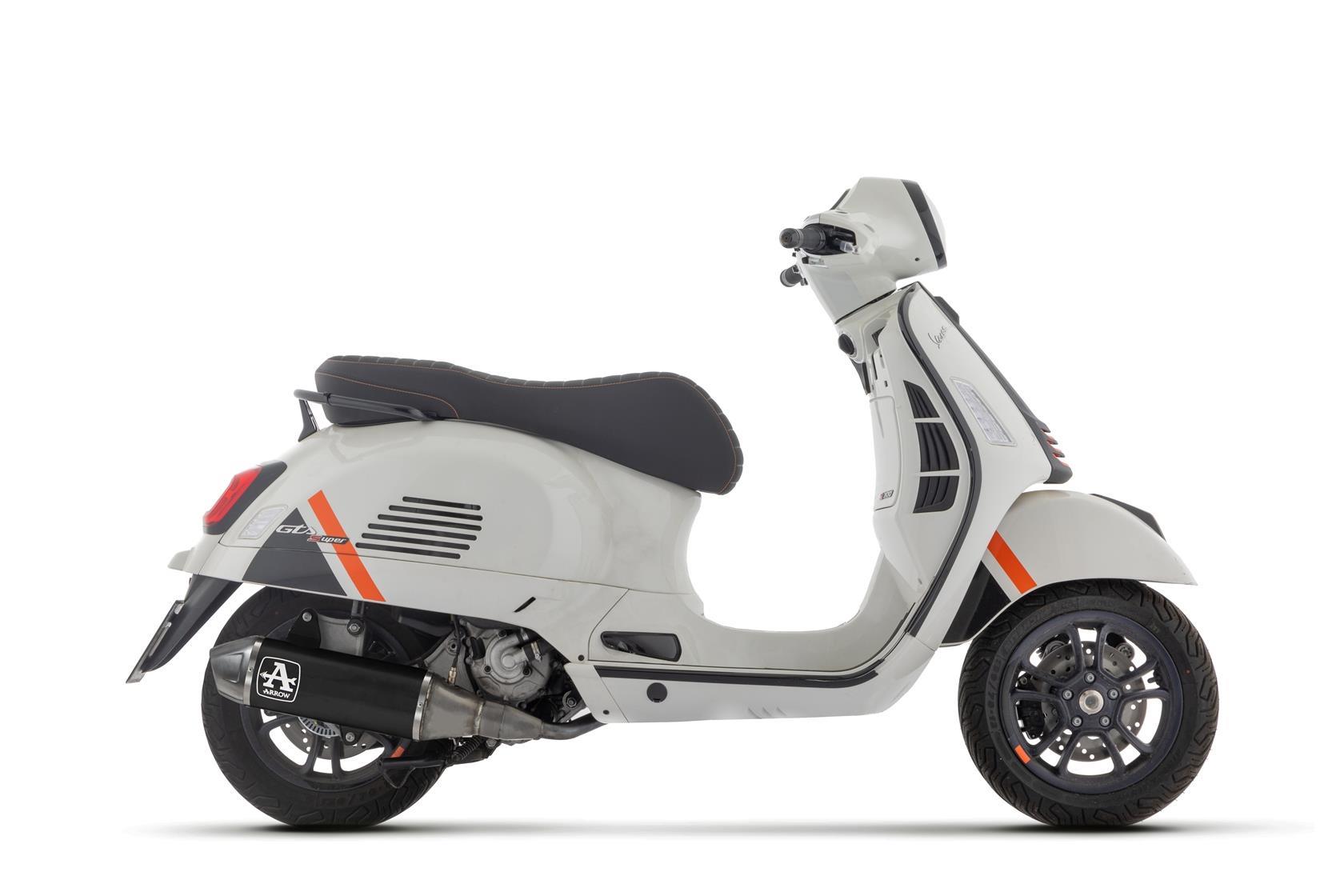 Sport Auspuff Komplettanlage Arrow URBAN Alu BLACK Vespa GTS 310 HPE Bj.2025 inkl. Kat / EURO5+ /ABE Sport Auspuff Komplettanlage Arrow URBAN Alu BLACK Vespa GTS 310 HPE Bj.2025 inkl. Kat / EURO5+ /ABE von Arrow