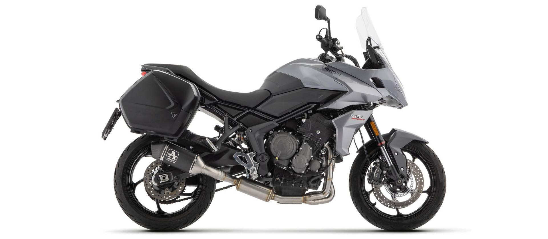 Sport Auspuff Komplettanlage Arrow Veloce BLACK Triumph Tiger Sport 660 Bj.2022-2024 EURO5 +Kat +ABE Sport Auspuff Komplettanlage Arrow Veloce BLACK Triumph Tiger Sport 660 Bj.2022-2024 EURO5 +Kat +ABE von Arrow