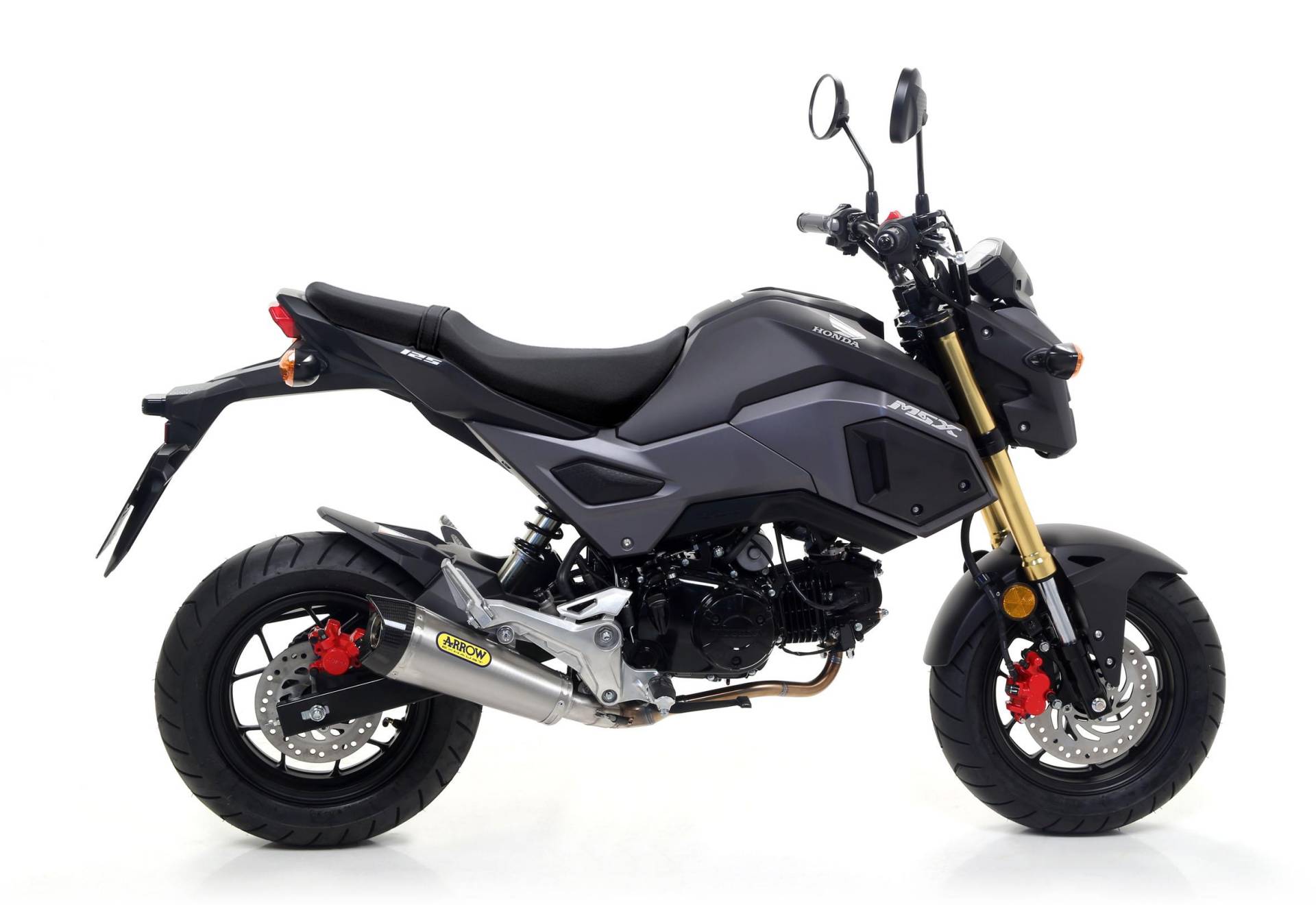 Sport Auspuff Komplettanlage Arrow X-Kone Honda MSX 125 Grom Bj.2016-2020 JC61/JC75 EURO3/EURO4 +Kat Sport Auspuff Komplettanlage Arrow X-Kone Honda MSX 125 Grom Bj.2016-2020 JC61/JC75 EURO3/EURO4 +Kat von Arrow