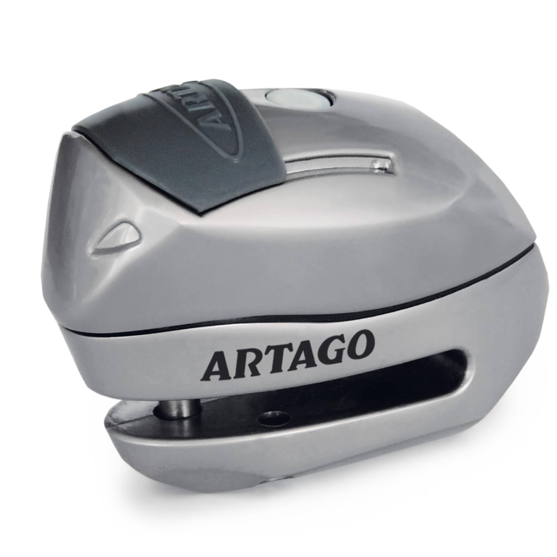 Artago 24S.6M Motorrad Bremsscheibenschloss mit Alarm 120 dB Warnung Smart, ø 6 mm von Artago