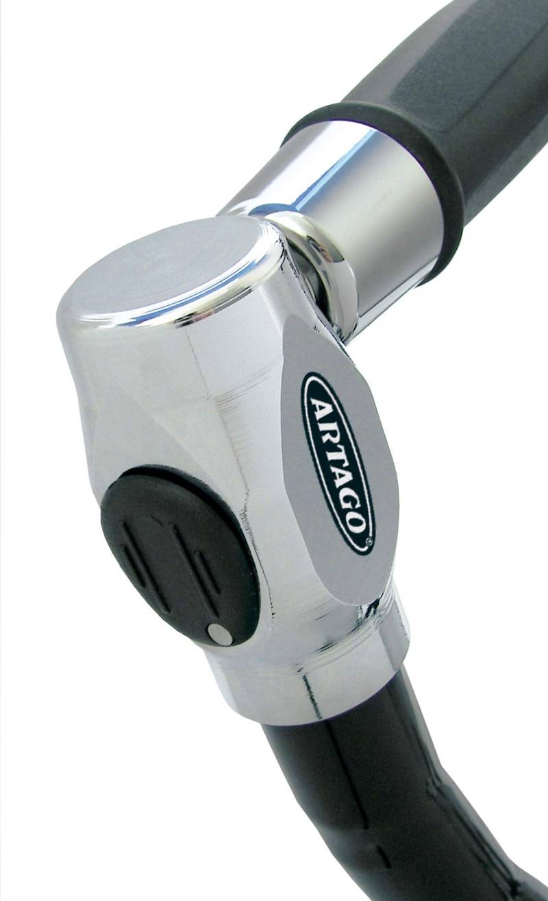 Artago 778ART Diebstahlsicherung Motorrad Lenker Practic Art, Hochwertig + Halterung für Vespa GTS Super 125/300 von Artago