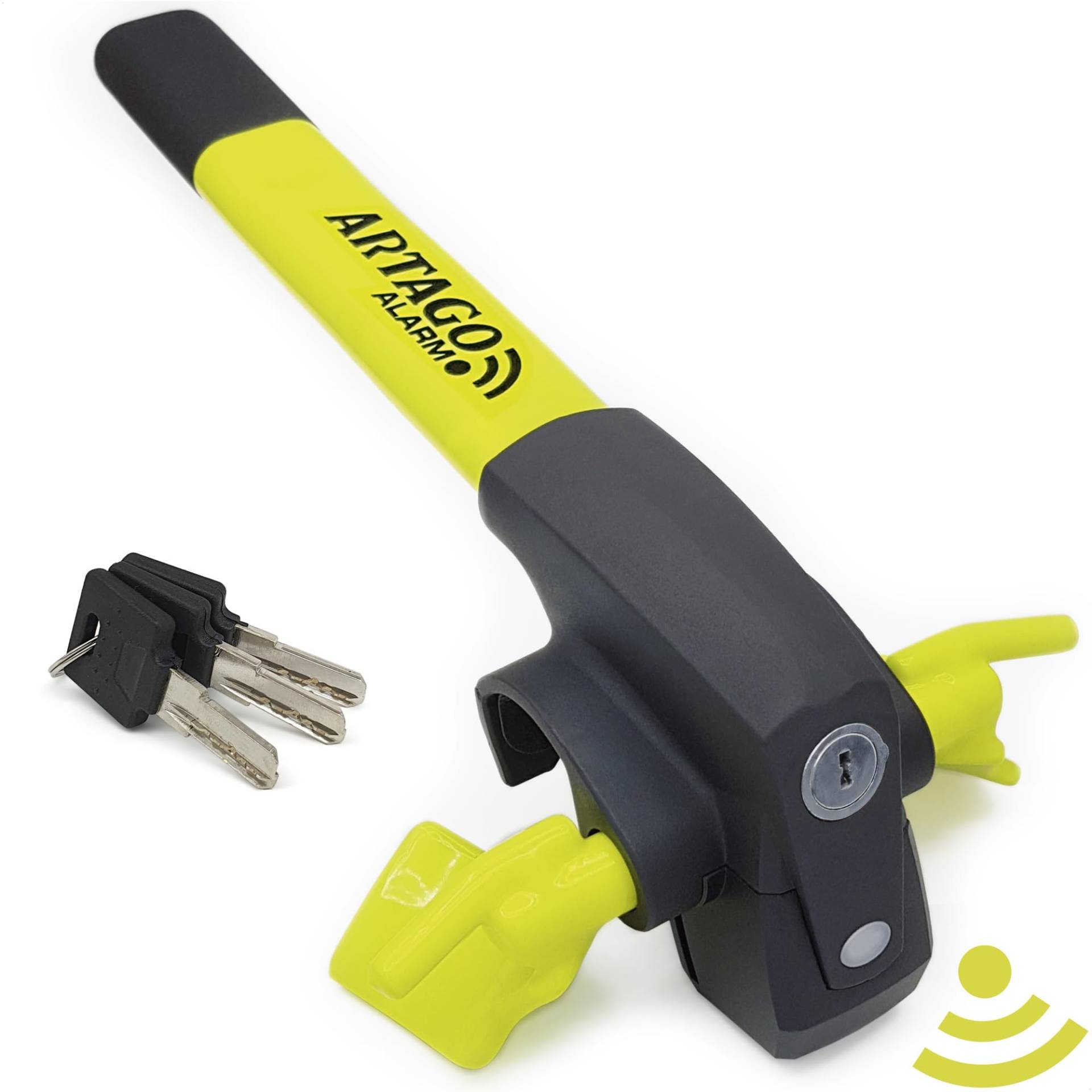 ARTAGO 870 Hochwertige Lenkradkralle, 2in1 Lenkradschloss Ohne/Mit Alarm Don't Touch 120dB+LED, Lenkradsperre.Sicherer und Abschreckender um die Lenkradspeiche, Beste Diebstahlsicherung für Auto ARTAGO 870 Hochwertige Lenkradkralle, 2in1 Lenkradschloss Ohne/Mit Alarm Don't Touch 120dB+LED, Lenkradsperre.Sicherer und Abschreckender um die Lenkradspeiche, Beste Diebstahlsicherung für Auto von Artago