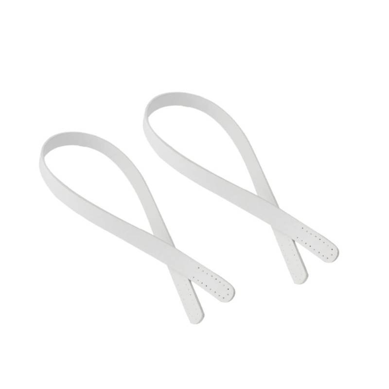 ARTIBETTER 2Stücke PU Leder Handtaschenriemen Langlebig für DIY Taschen Poröse Enden für Einfache Montage für Handtaschen Einkaufstaschen und Clutch Bags Weiß von Artibetter