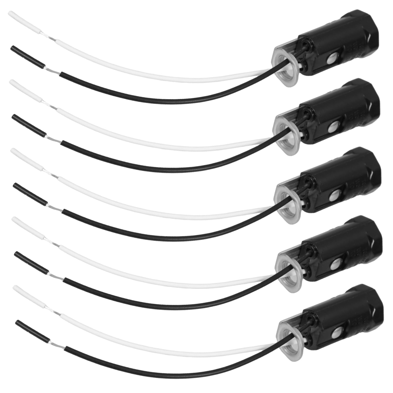 ARTIBETTER 5St Lampenfassung aus Bakelit zum Einstecken E12-LED-Lampenfassungsadapter E12-Fassung mit Kabelanschlüssen Pendelleuchte Fassung moderner Glühbirnen Kupferleitfolie Black ARTIBETTER 5St Lampenfassung aus Bakelit zum Einstecken E12-LED-Lampenfassungsadapter E12-Fassung mit Kabelanschlüssen Pendelleuchte Fassung moderner Glühbirnen Kupferleitfolie Black von Artibetter
