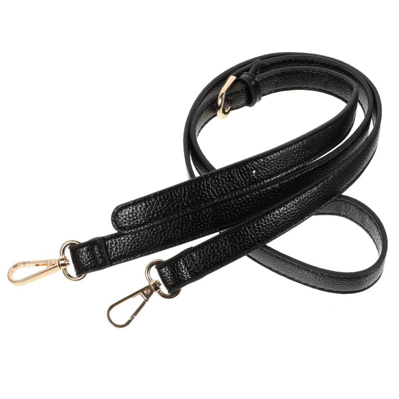 ARTIBETTER Schultergurtbeutelzubehör Taschenriemen Verstellbarer Taschengurt Geldbörse Umhängetasche Damen Handtasche Tasche Ersatzgürtel breiter Schultergurt Leder Black von Artibetter